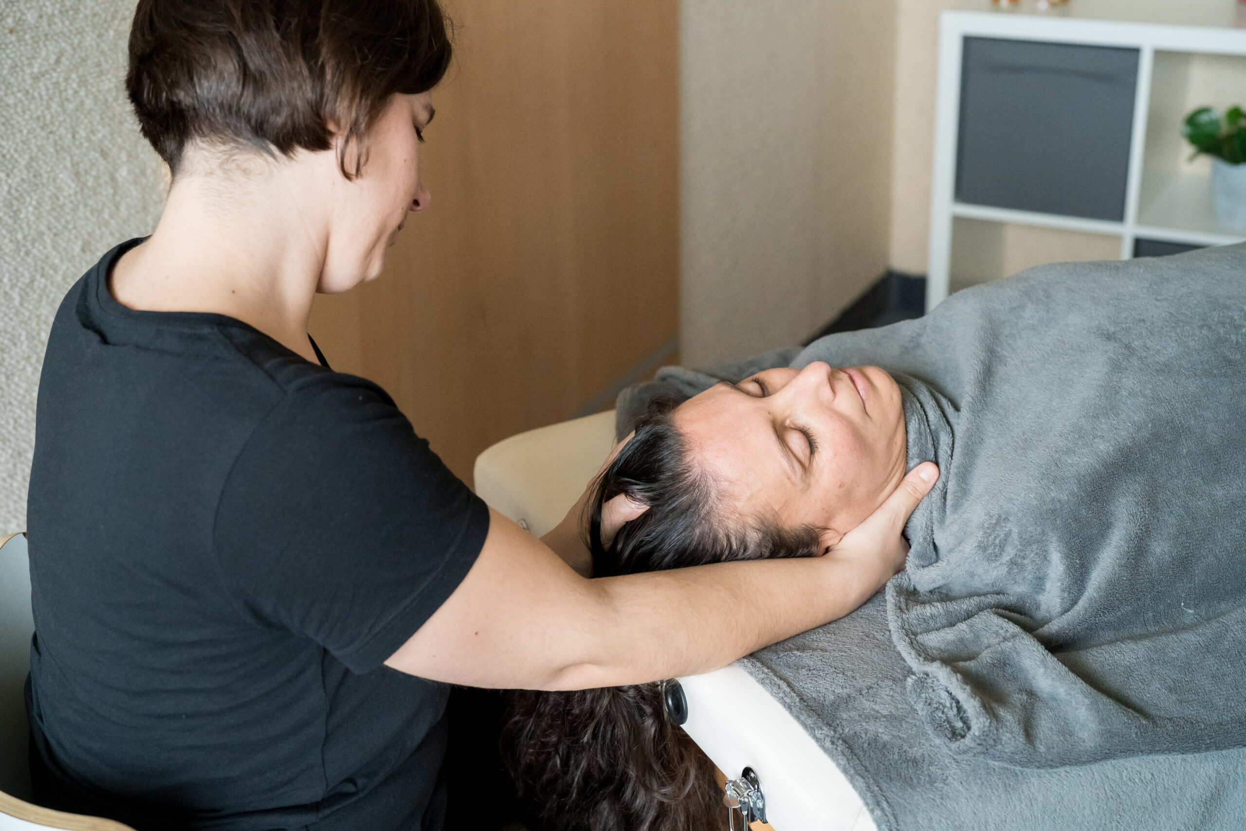 Massage tête et épaules